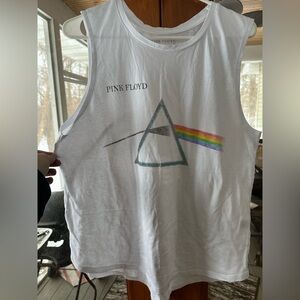 Pink Floyd White Cotton Blend Shirt